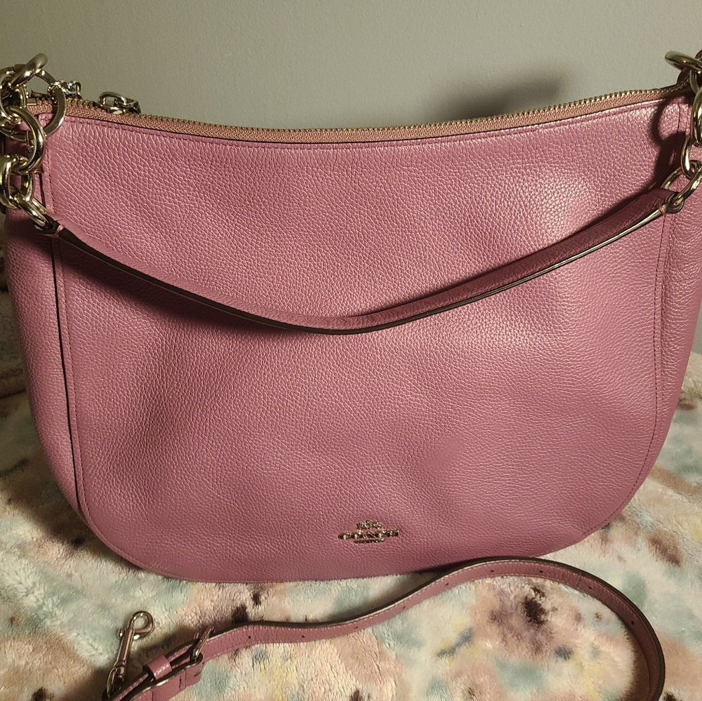 Coach Rose Pink Hobo Bag